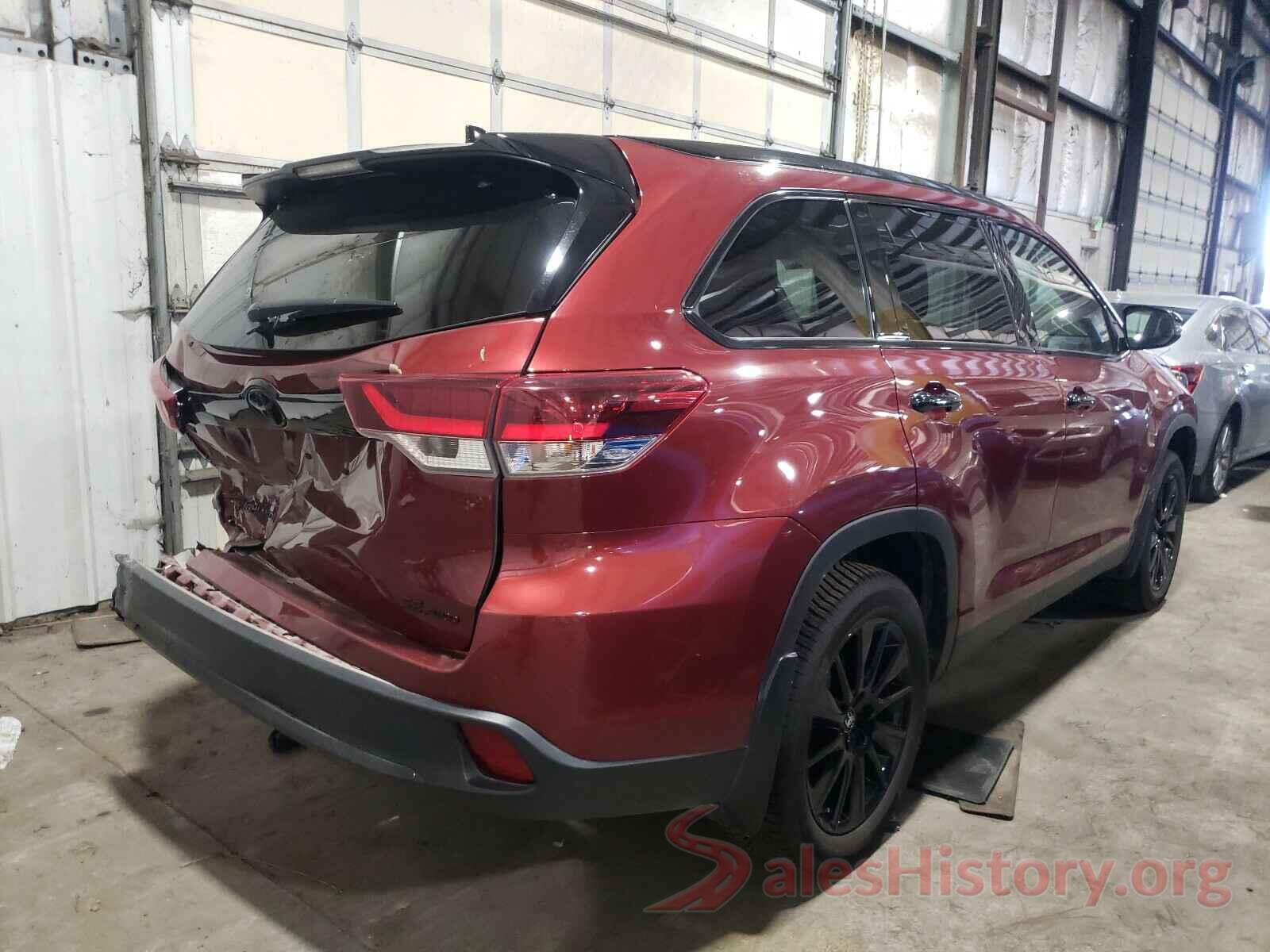 5TDJZRFH3KS984207 2019 TOYOTA HIGHLANDER