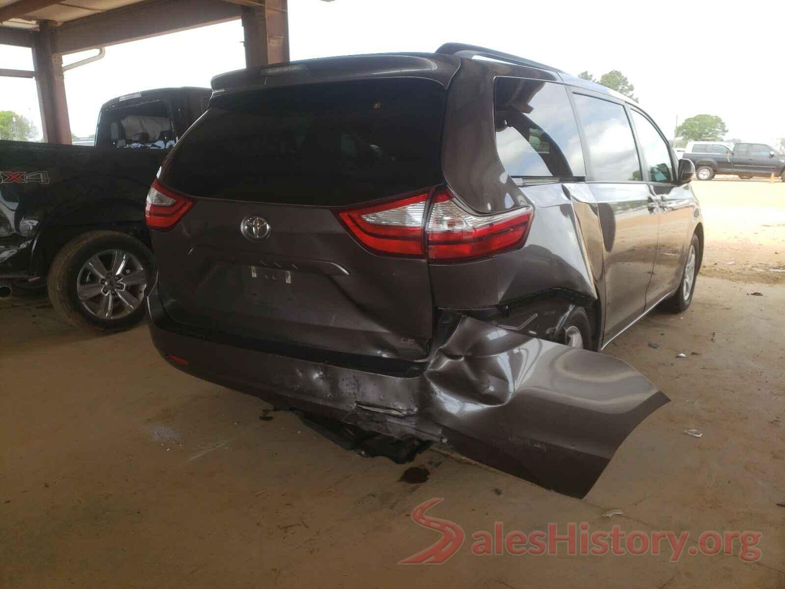 5TDKZ3DC3HS834597 2017 TOYOTA SIENNA