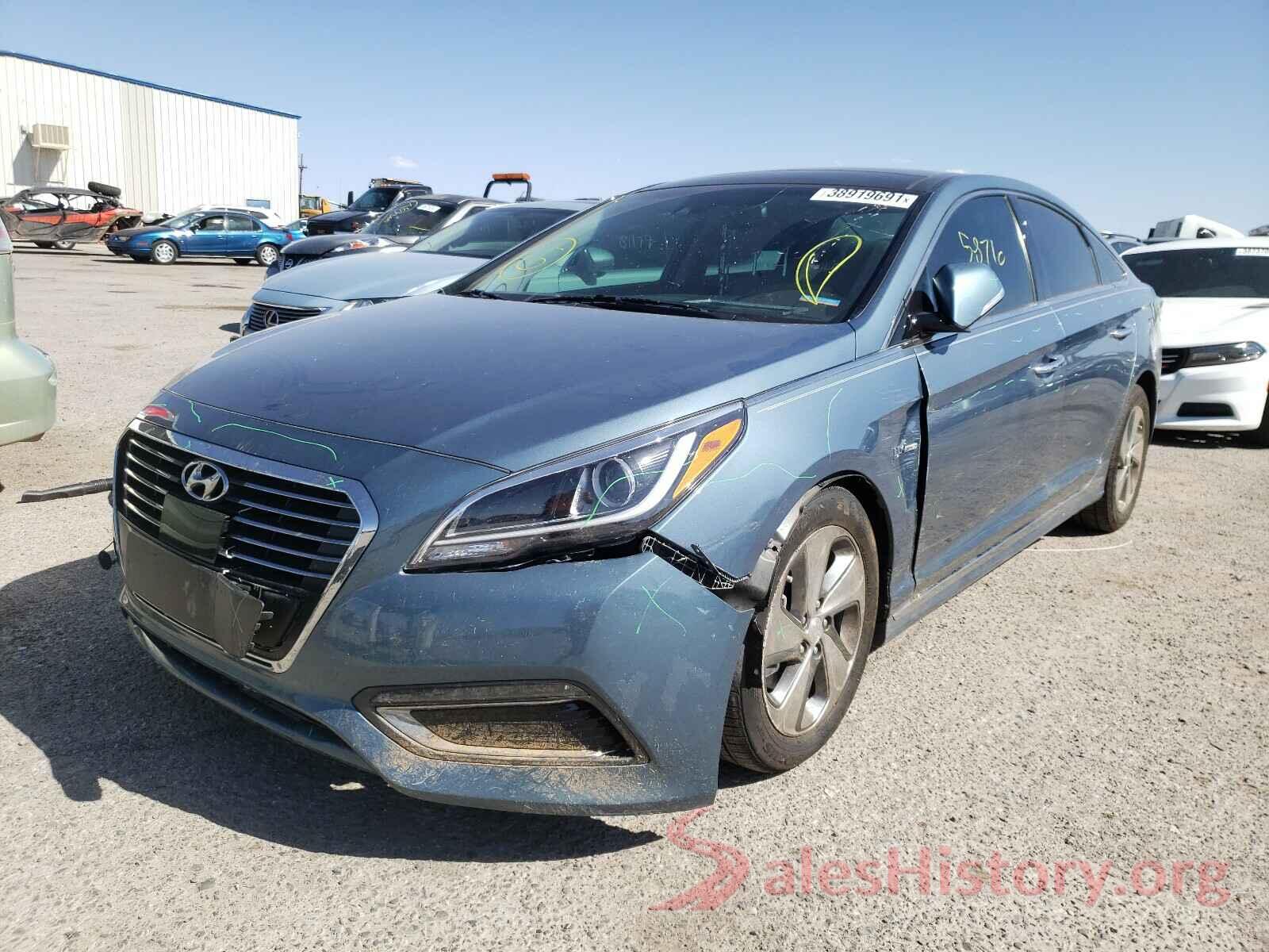 KMHE34L10GA009757 2016 HYUNDAI SONATA