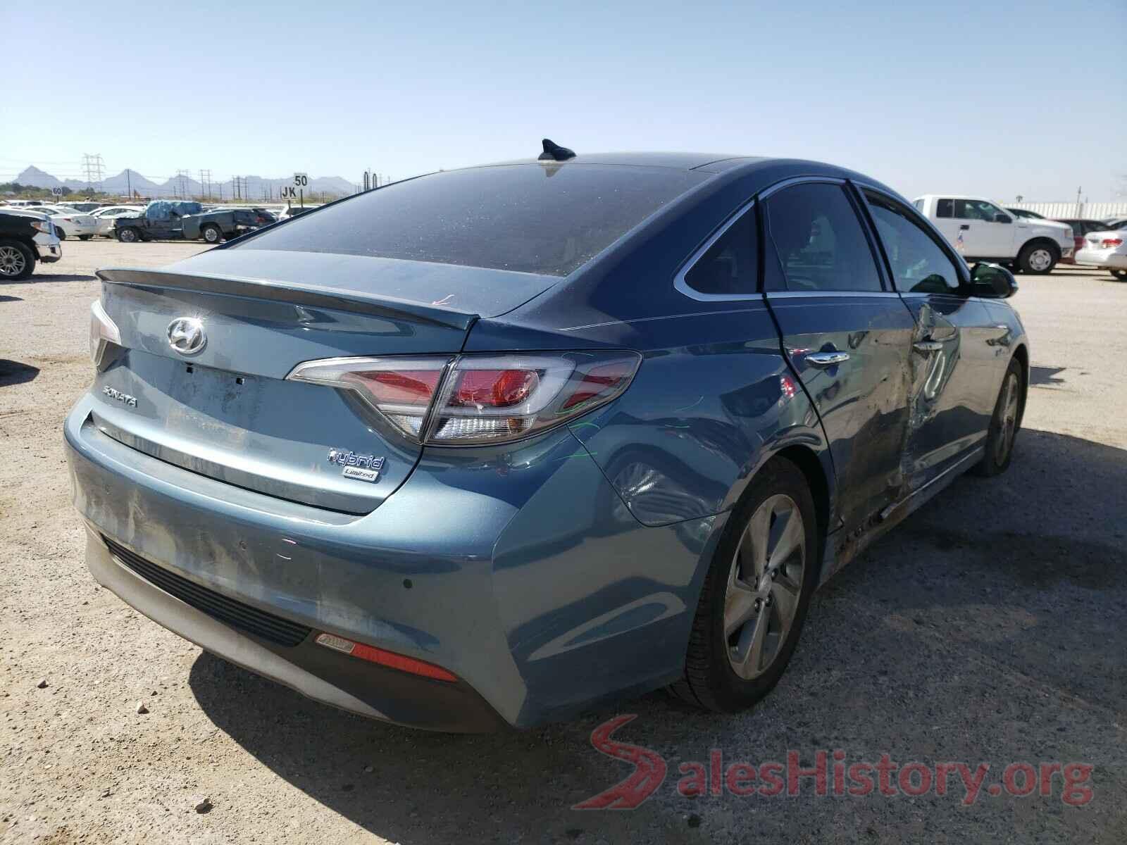 KMHE34L10GA009757 2016 HYUNDAI SONATA