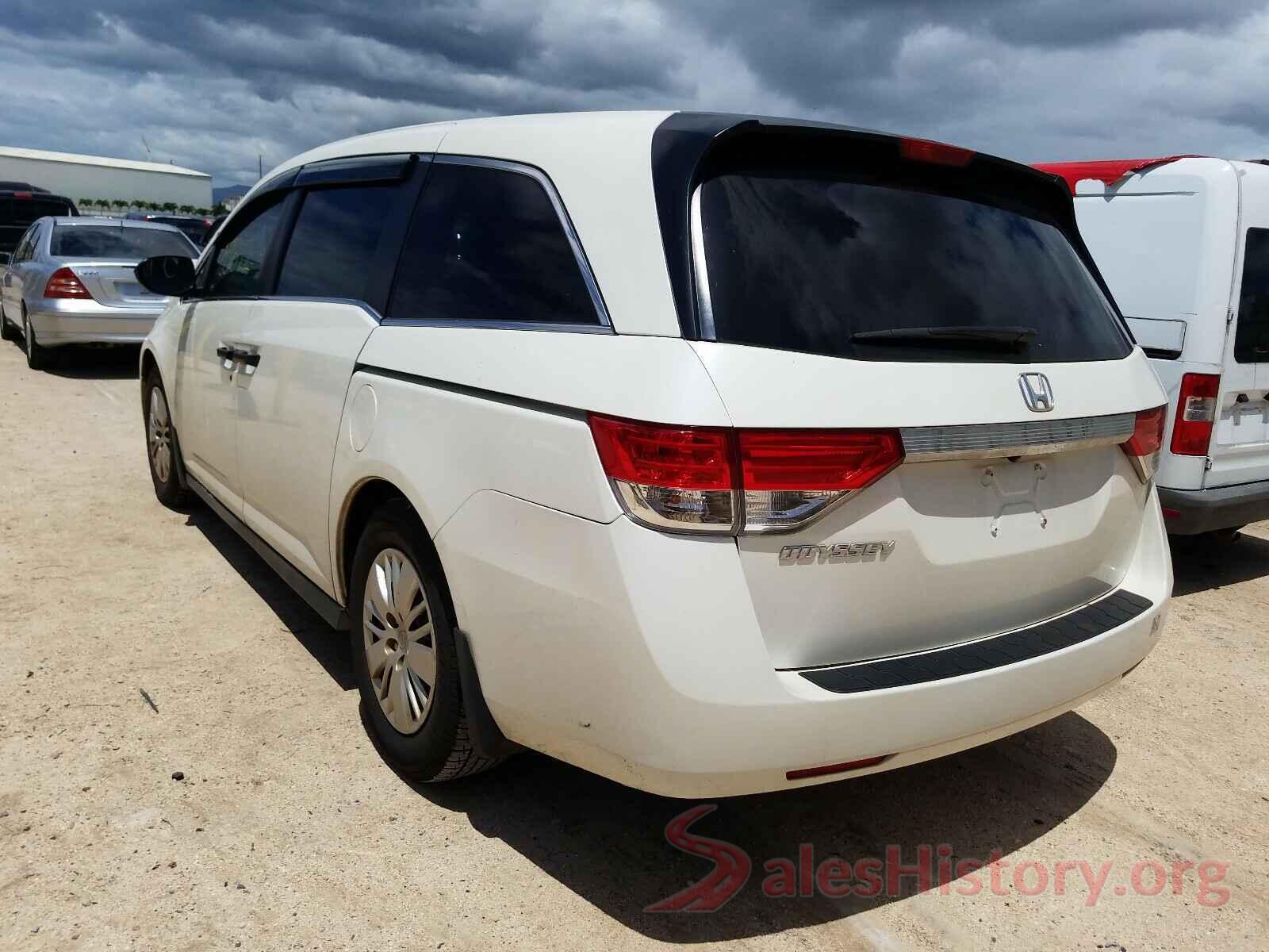 5FNRL5H22GB104423 2016 HONDA ODYSSEY