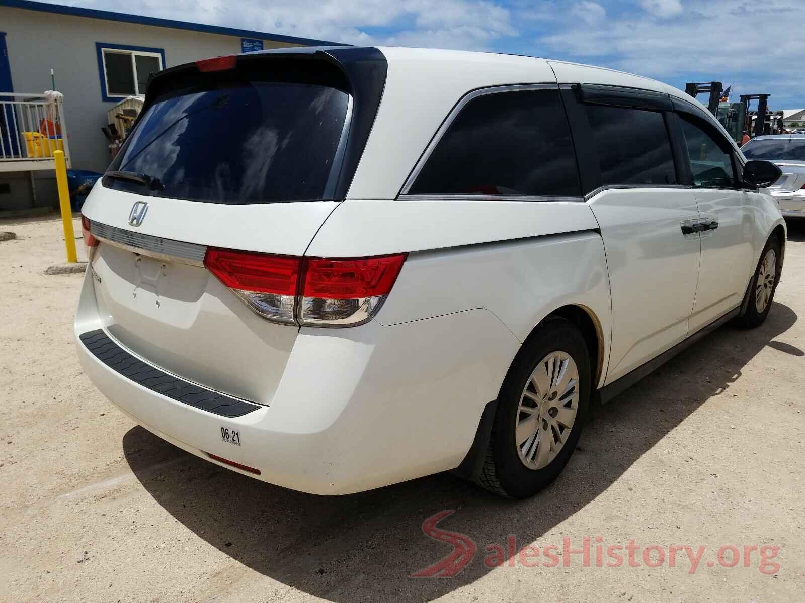 5FNRL5H22GB104423 2016 HONDA ODYSSEY