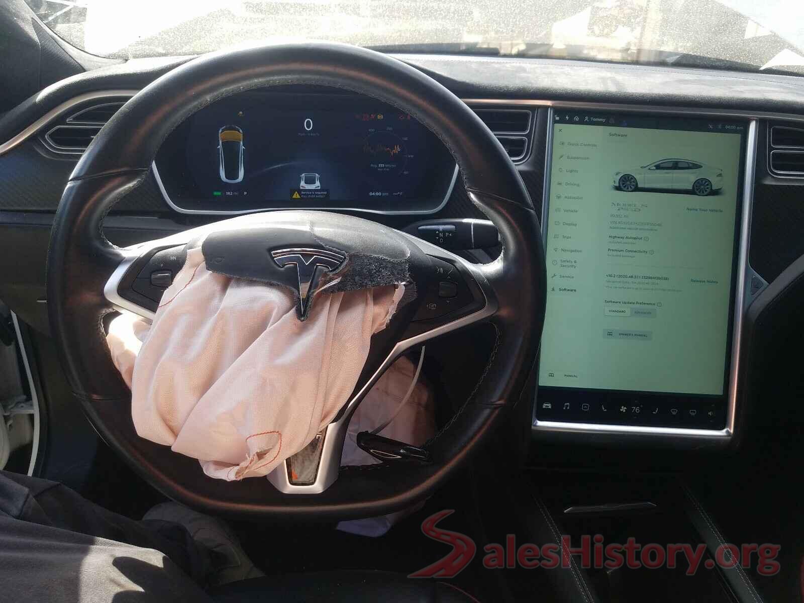 5YJSA1H22EFP55046 2014 TESLA MODEL S