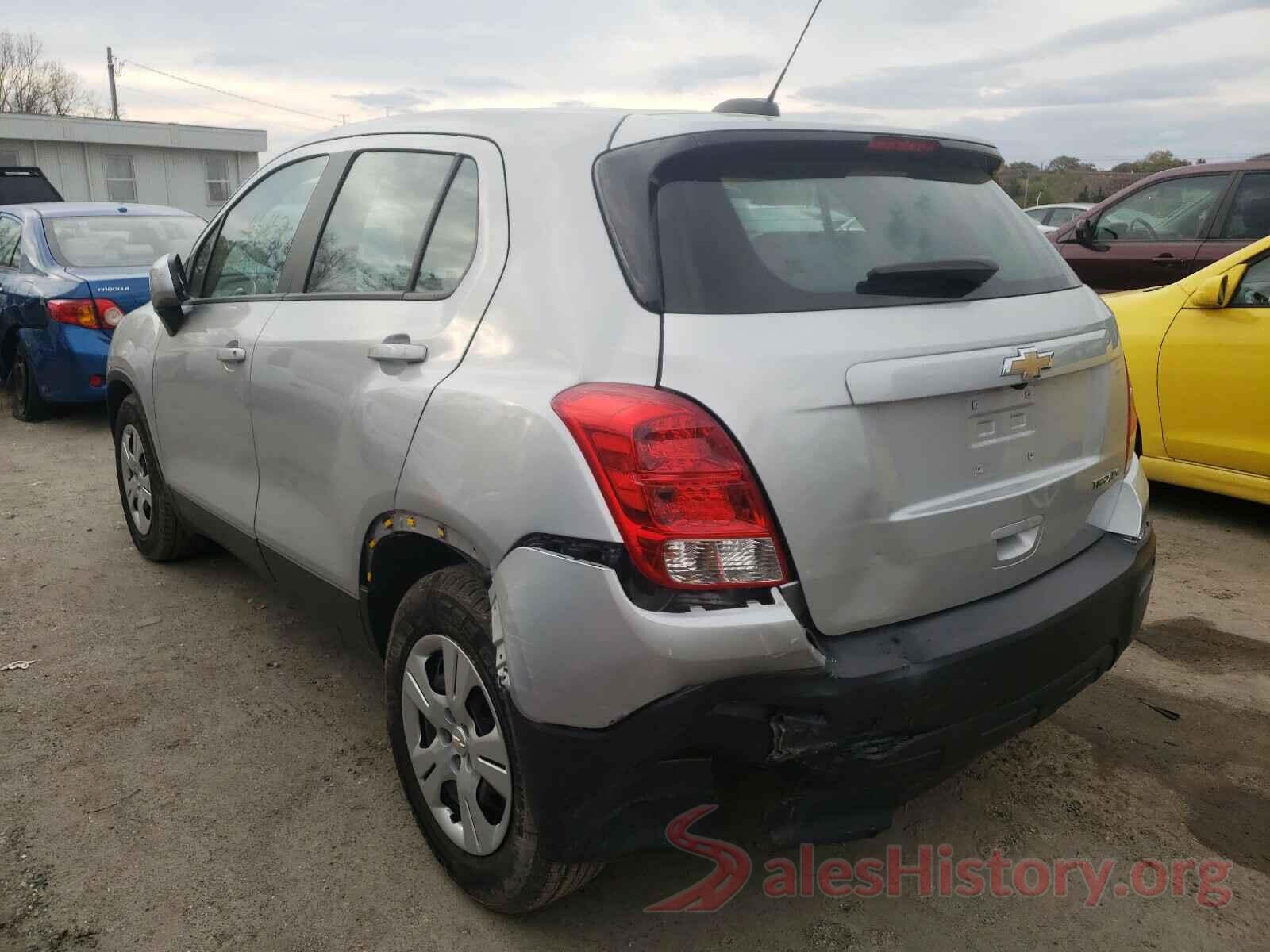 KL7CJKSB8GB762203 2016 CHEVROLET TRAX