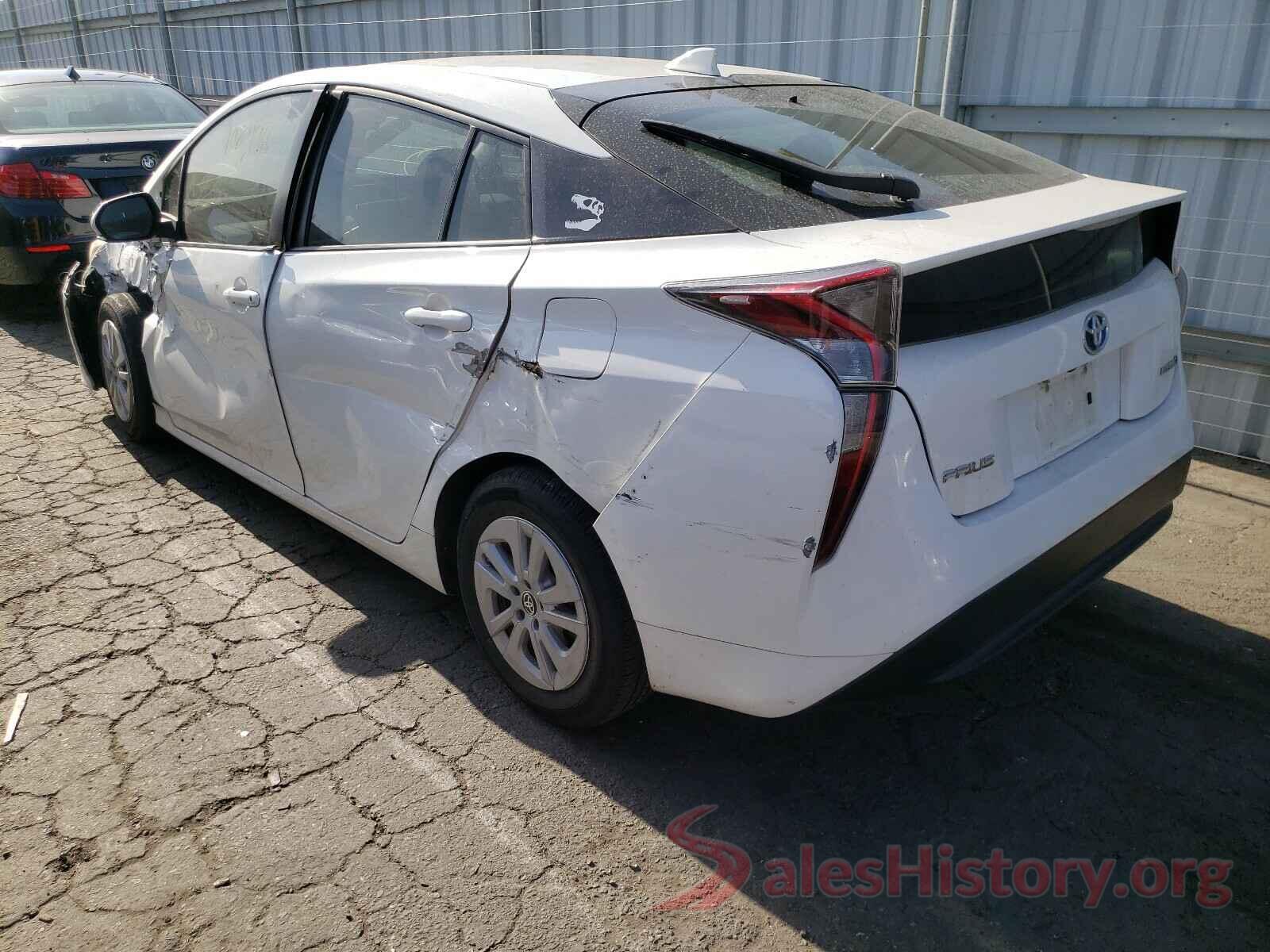 JTDKBRFU4H3040125 2017 TOYOTA PRIUS