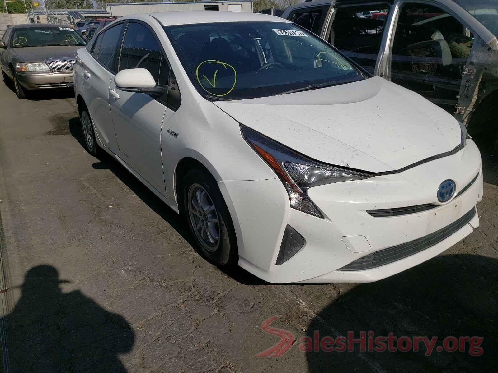 JTDKBRFU4H3040125 2017 TOYOTA PRIUS