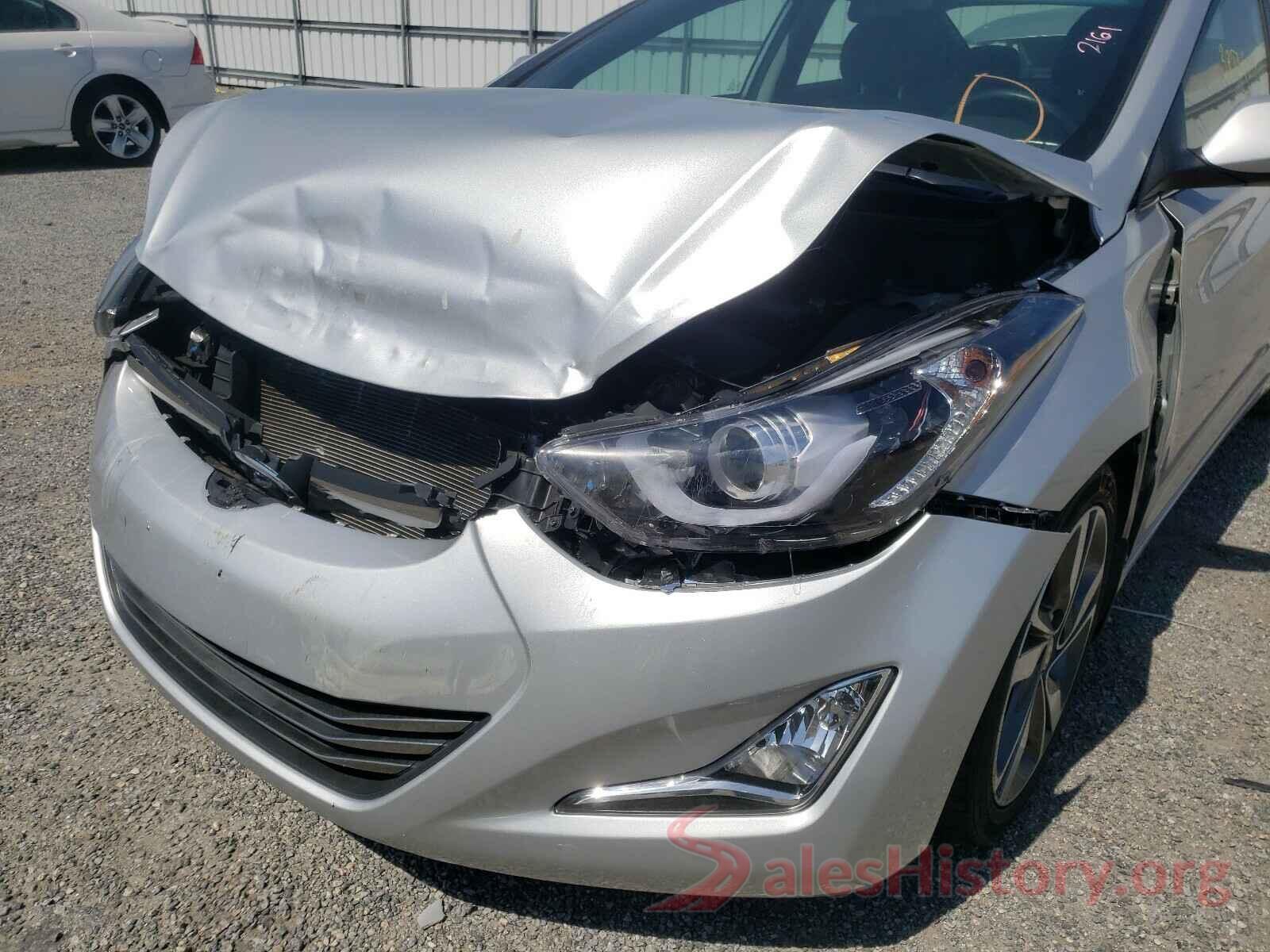 5NPDH4AE9GH674480 2016 HYUNDAI ELANTRA