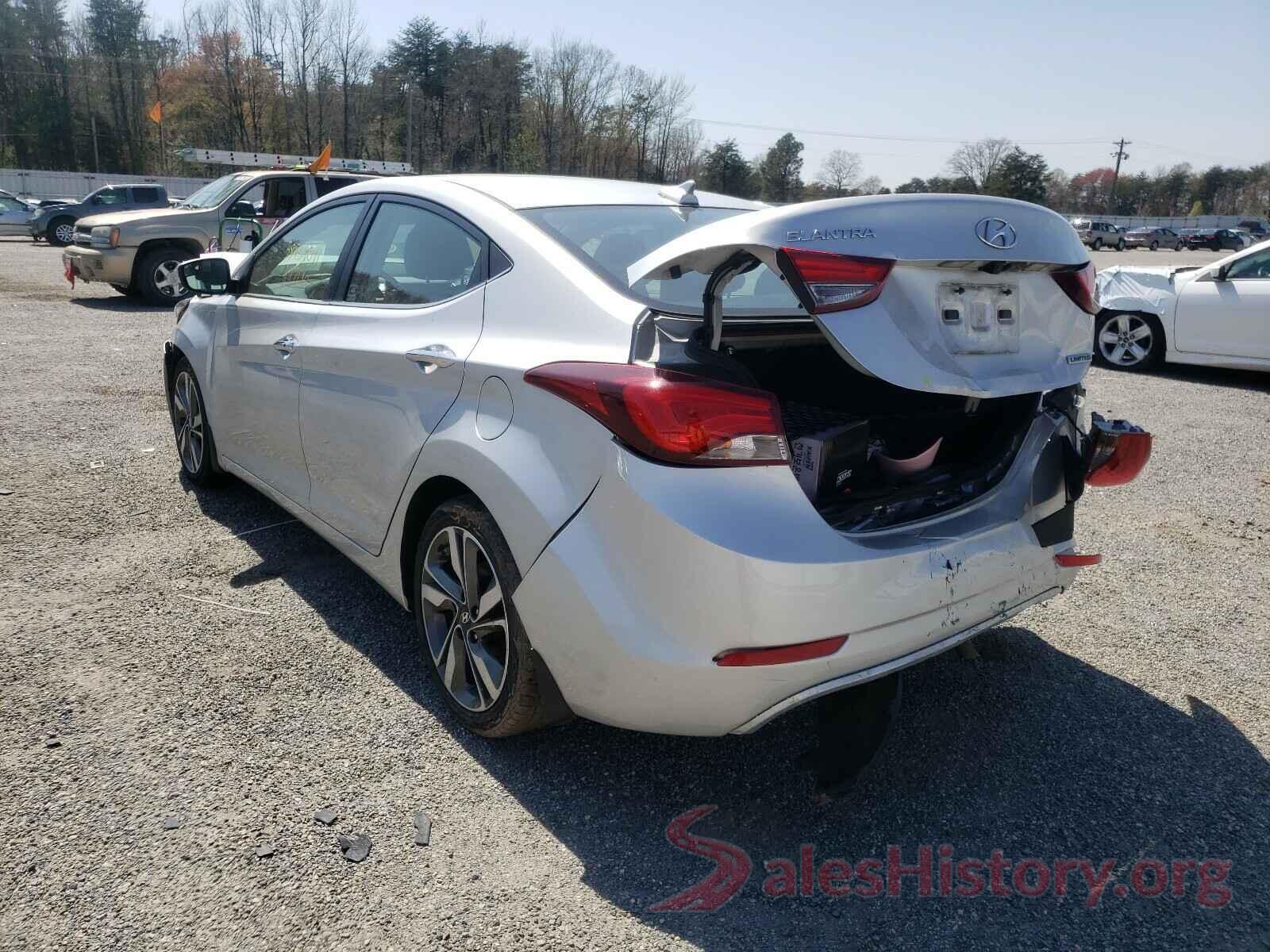 5NPDH4AE9GH674480 2016 HYUNDAI ELANTRA