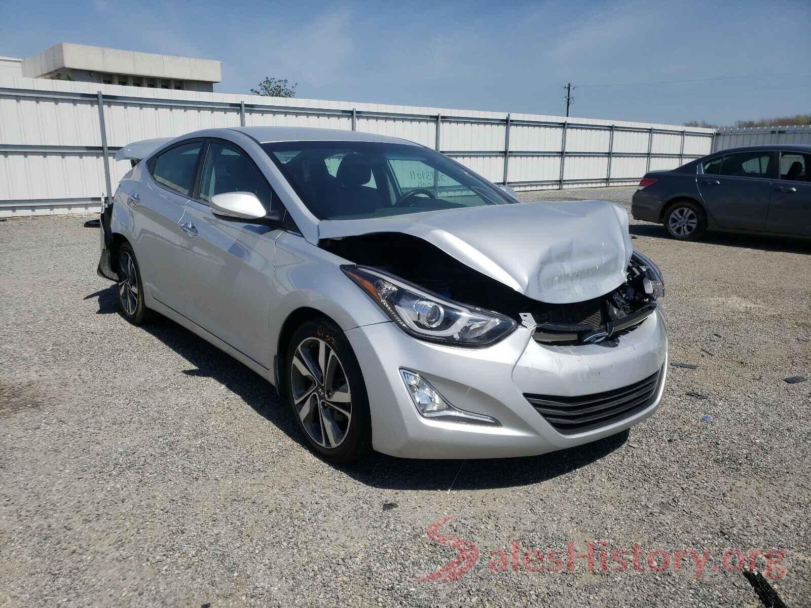 5NPDH4AE9GH674480 2016 HYUNDAI ELANTRA