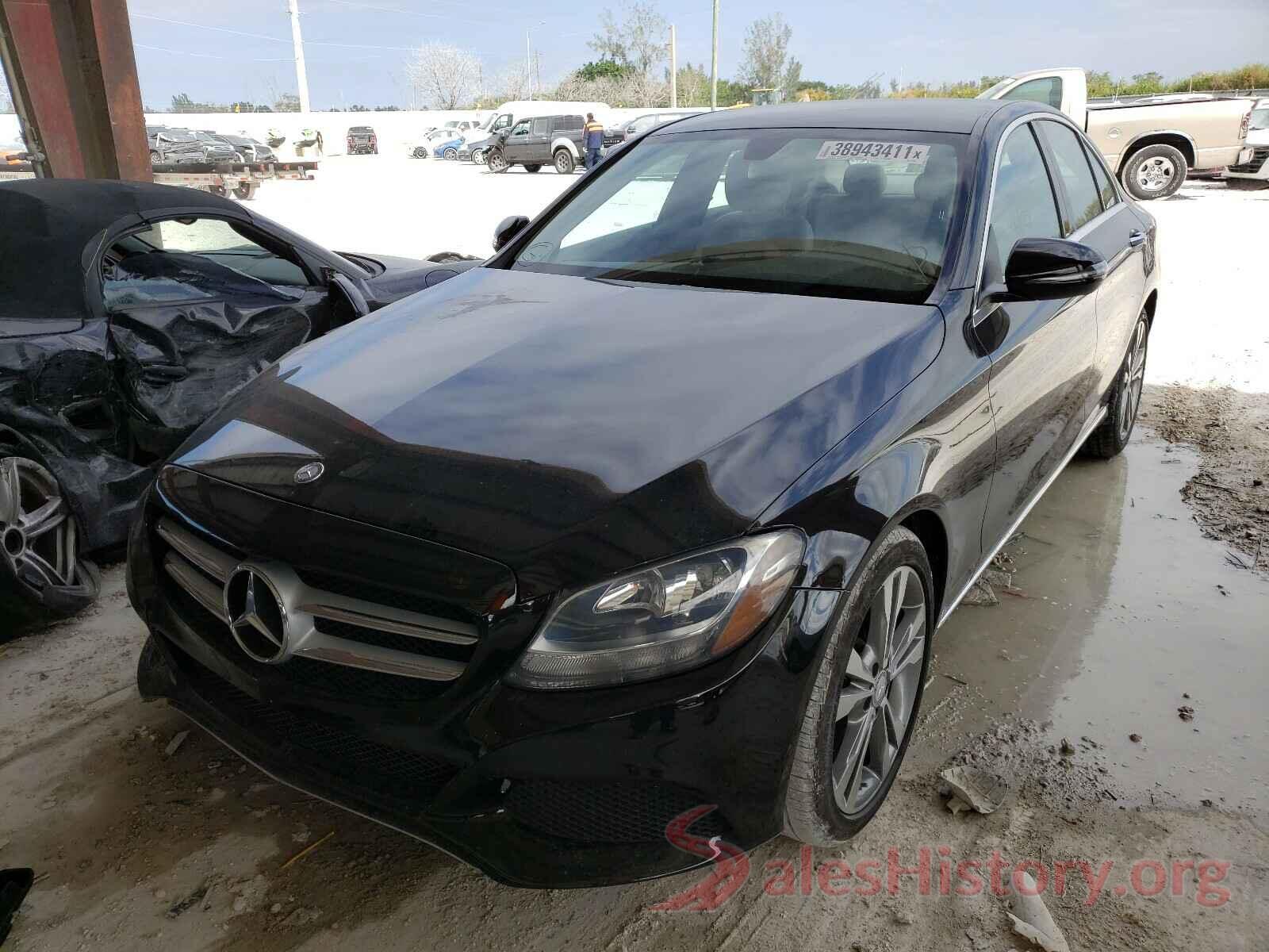 55SWF4JB2GU114348 2016 MERCEDES-BENZ C CLASS