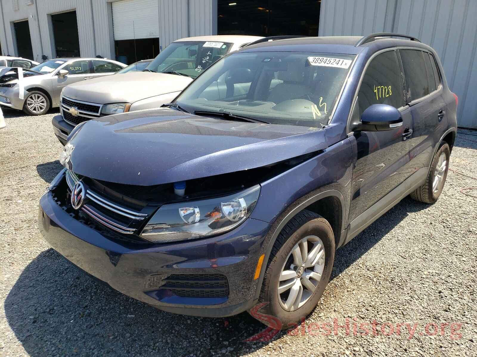 WVGAV7AX1GW617615 2016 VOLKSWAGEN TIGUAN