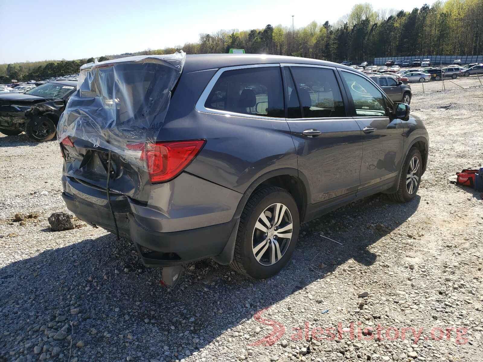 5FNYF5H30HB017553 2017 HONDA PILOT