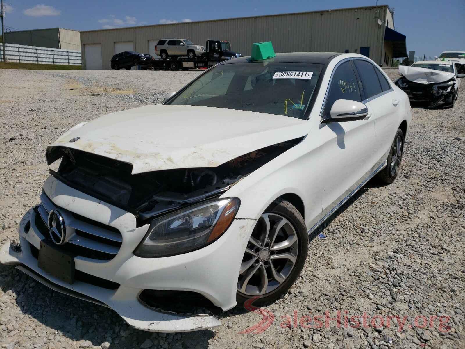 55SWF4KB0GU135519 2016 MERCEDES-BENZ C CLASS