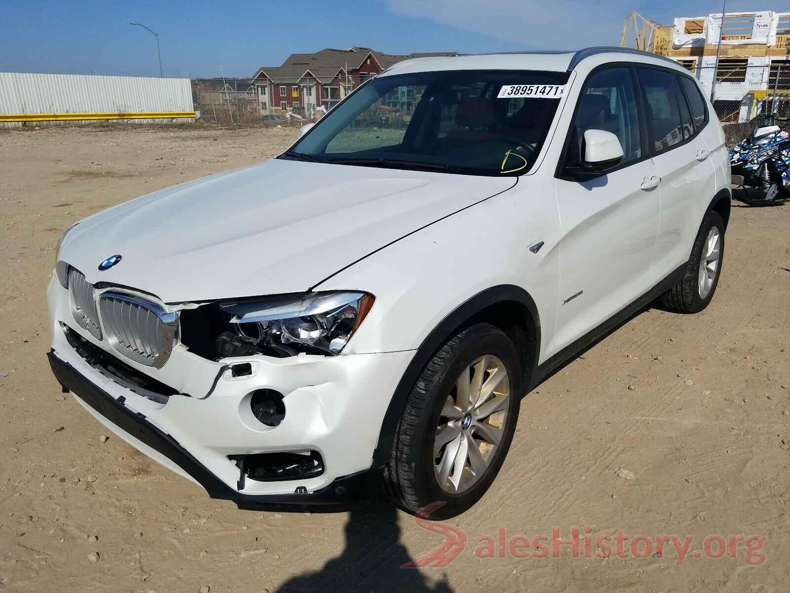 5UXWX9C50G0D66988 2016 BMW X3