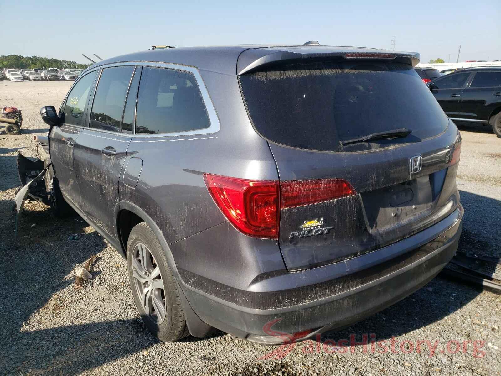 5FNYF5H5XGB053301 2016 HONDA PILOT