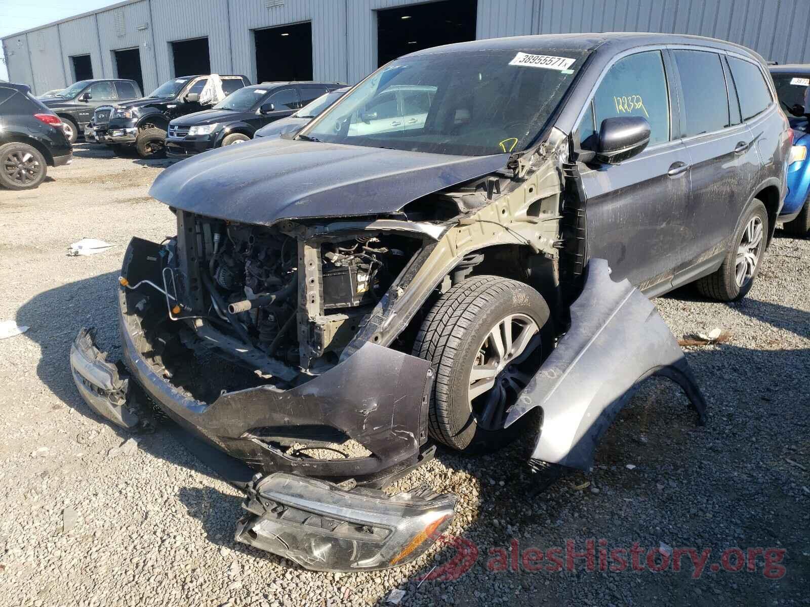 5FNYF5H5XGB053301 2016 HONDA PILOT