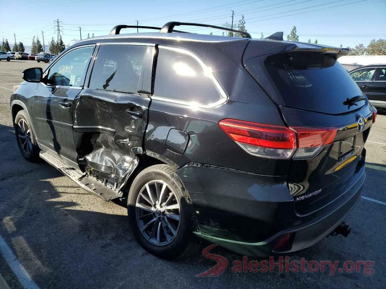 5TDKZRFHXKS343611 2019 TOYOTA HIGHLANDER