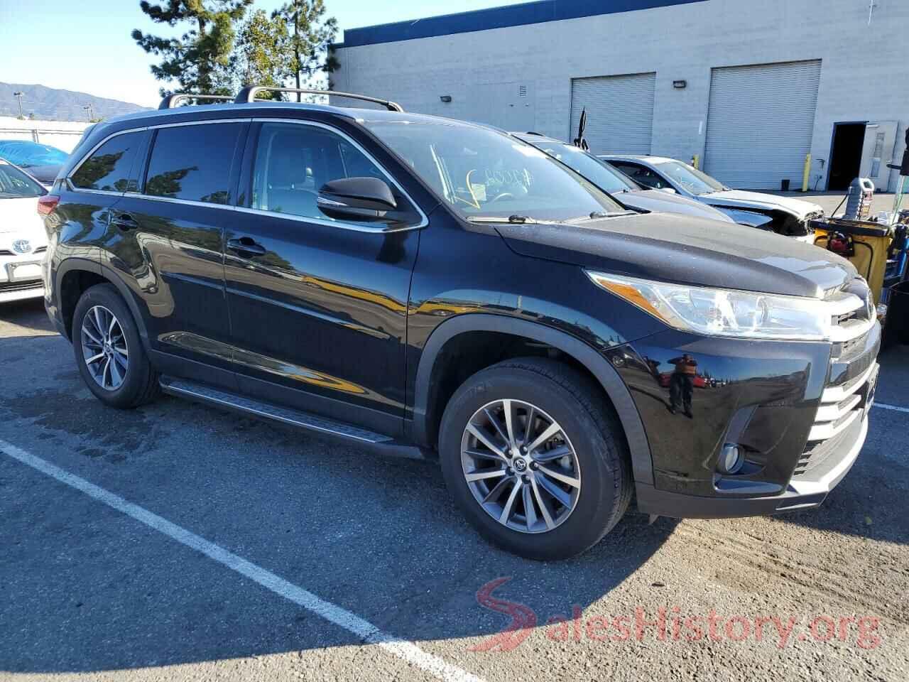 5TDKZRFHXKS343611 2019 TOYOTA HIGHLANDER