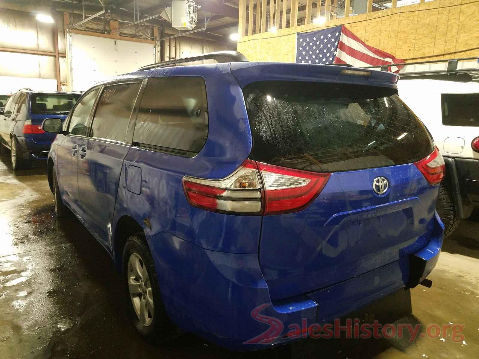 5TDKZ3DC1HS867033 2017 TOYOTA SIENNA