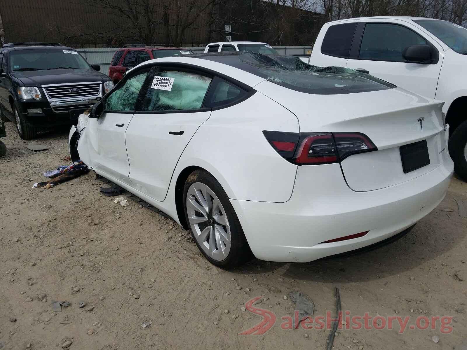 5YJ3E1EB0MF906817 2021 TESLA MODEL 3