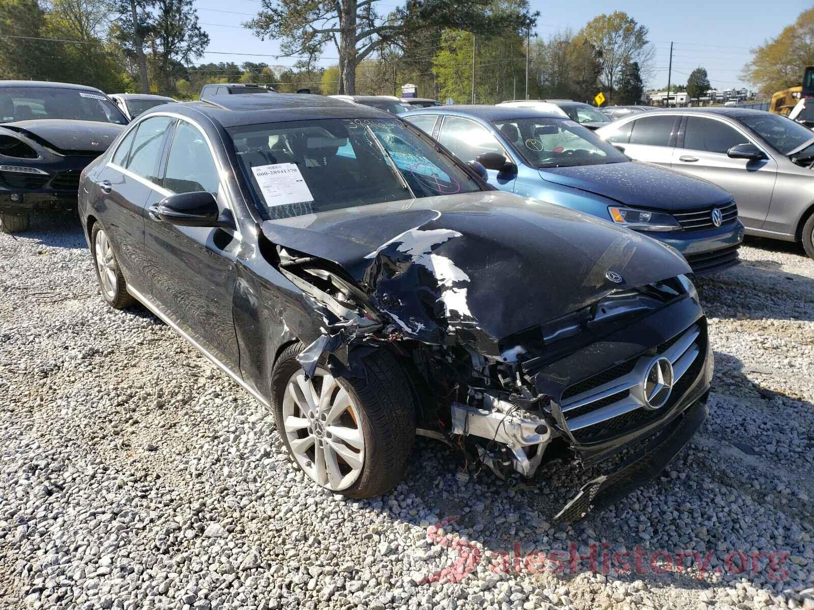 55SWF8DB3KU322394 2019 MERCEDES-BENZ C CLASS