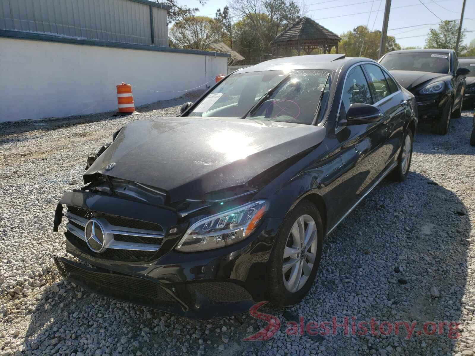 55SWF8DB3KU322394 2019 MERCEDES-BENZ C CLASS