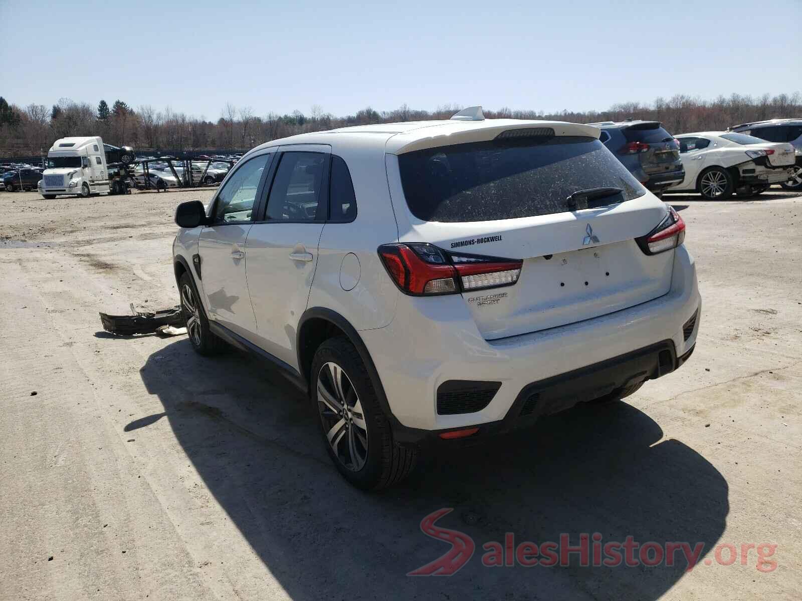 JA4AR3AU0LU026599 2020 MITSUBISHI OUTLANDER