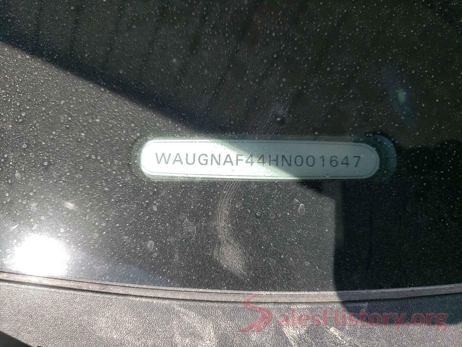 WAUGNAF44HN001647 2017 AUDI A4