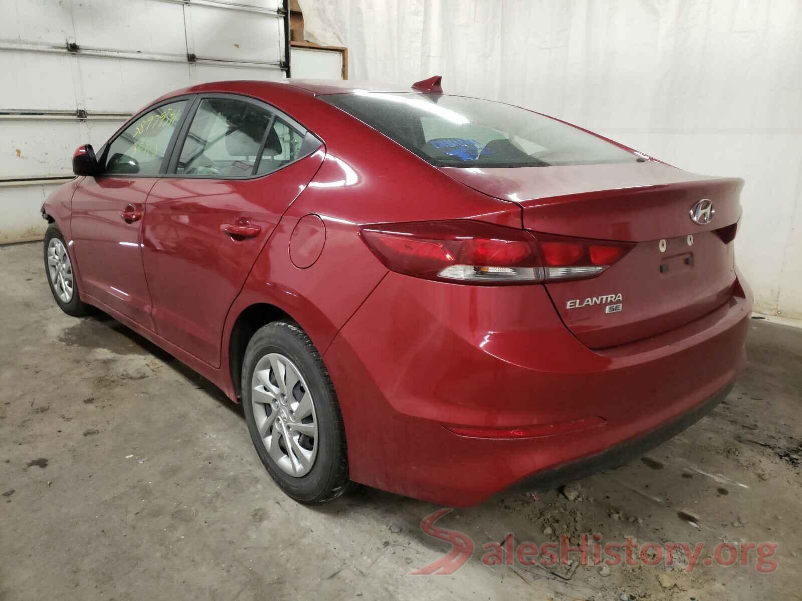 KMHD74LF7HU384136 2017 HYUNDAI ELANTRA