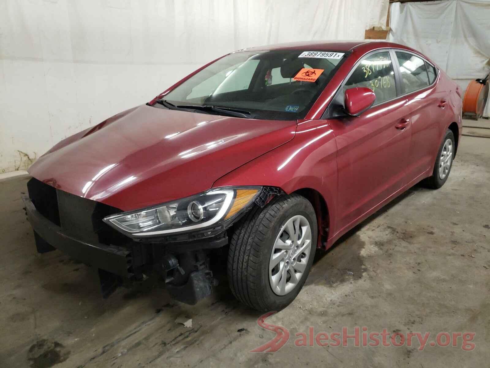 KMHD74LF7HU384136 2017 HYUNDAI ELANTRA