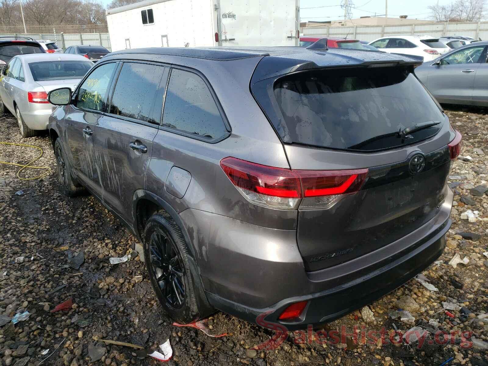 5TDJZRFH6KS969653 2019 TOYOTA HIGHLANDER