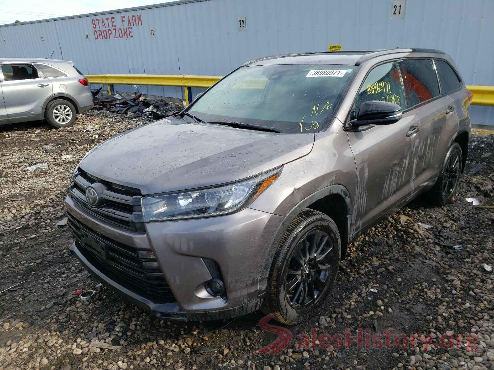 5TDJZRFH6KS969653 2019 TOYOTA HIGHLANDER