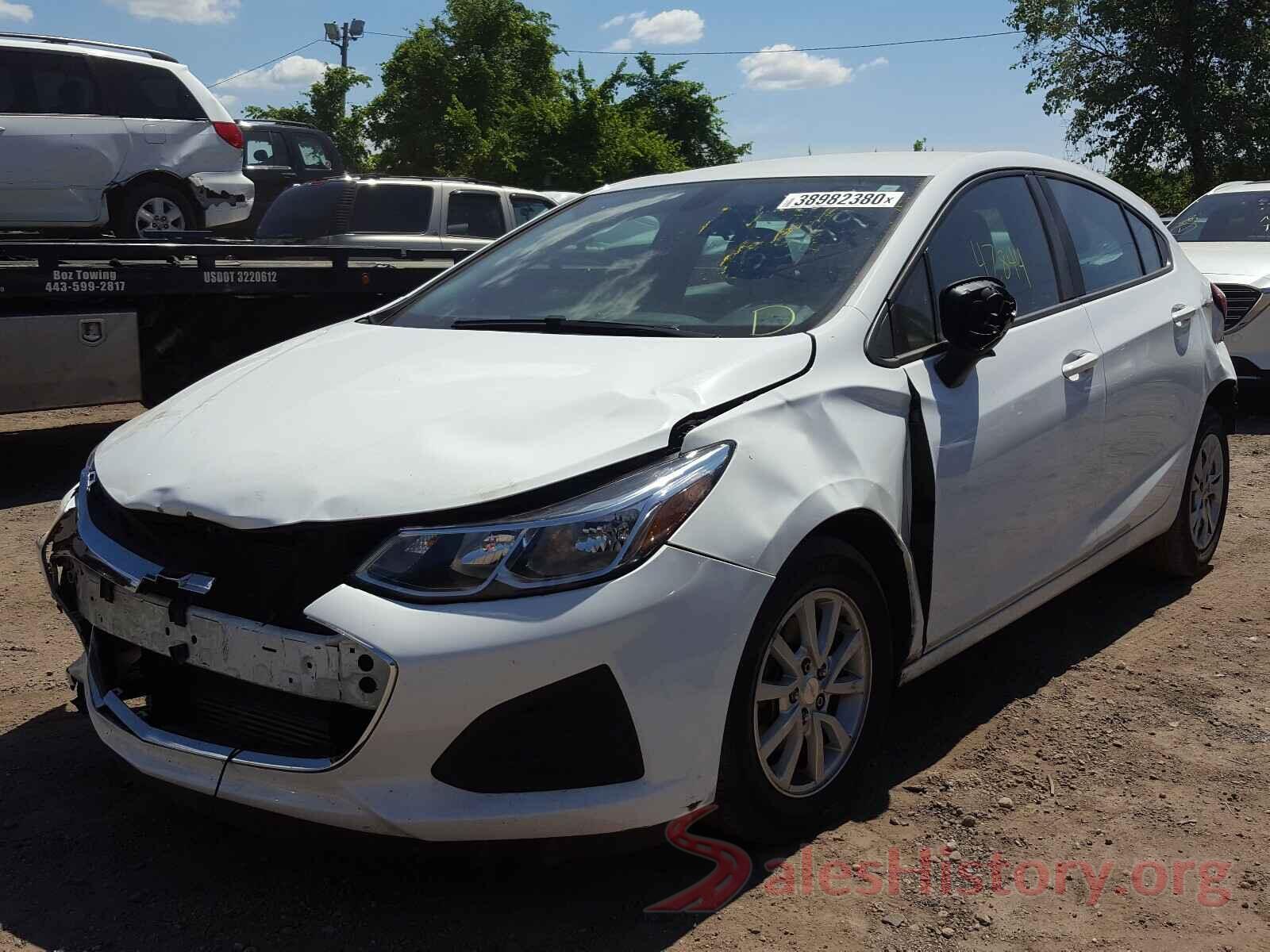 3G1BC6SM1KS615549 2019 CHEVROLET CRUZE