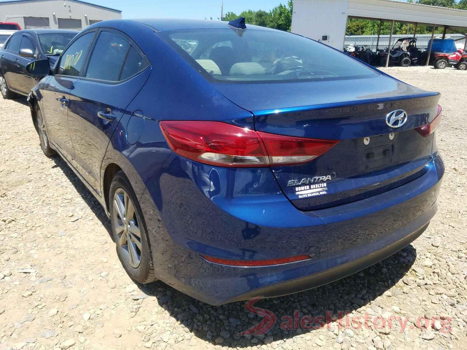 5NPD84LF9HH109329 2017 HYUNDAI ELANTRA