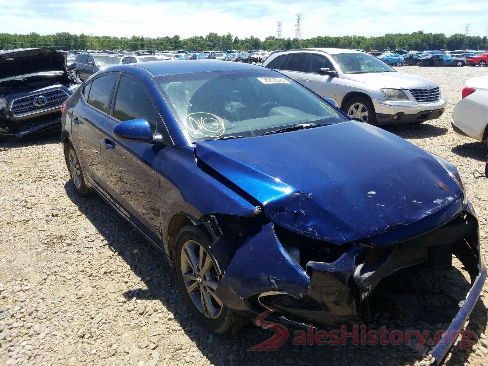 5NPD84LF9HH109329 2017 HYUNDAI ELANTRA