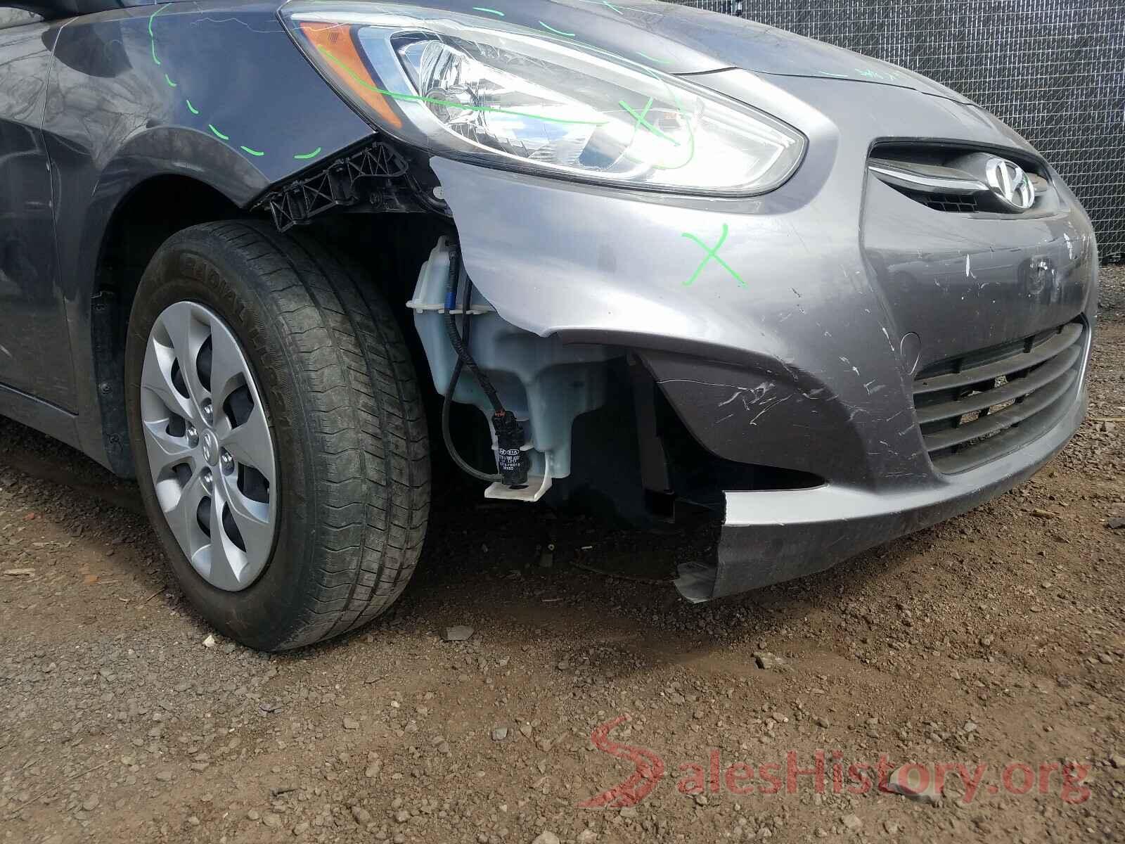 KMHCT4AEXHU174650 2017 HYUNDAI ACCENT