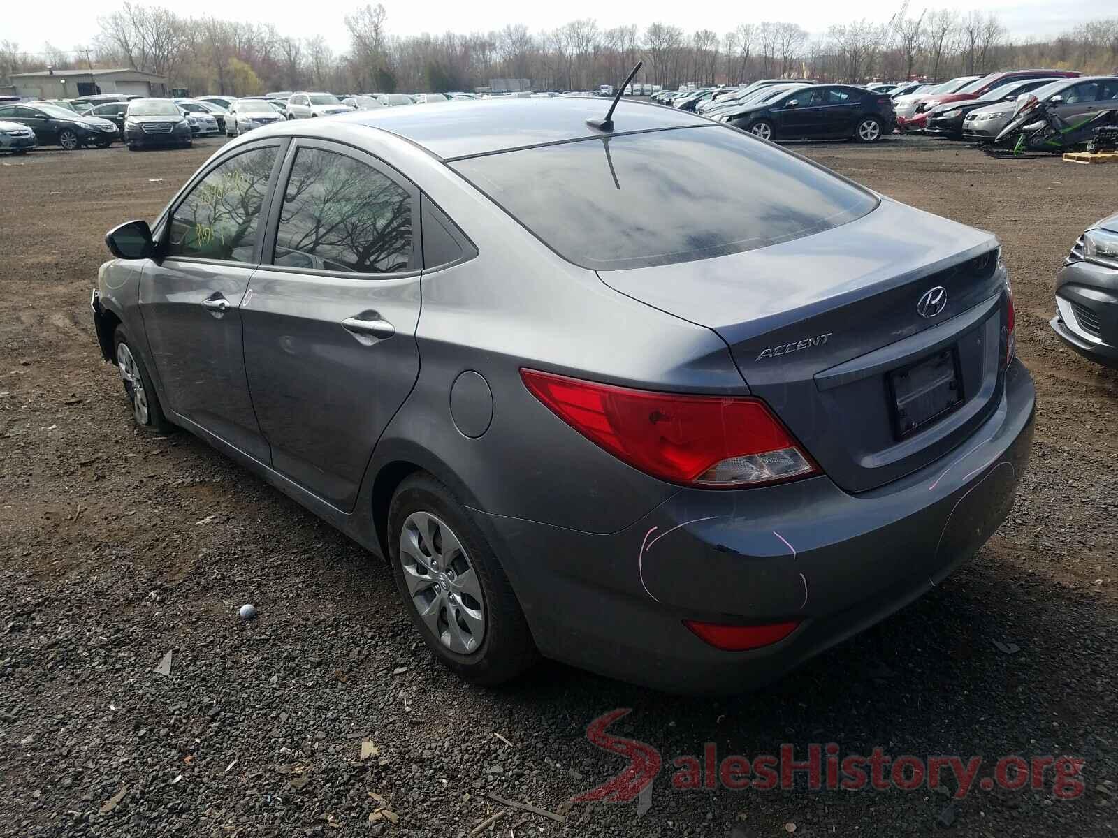 KMHCT4AEXHU174650 2017 HYUNDAI ACCENT