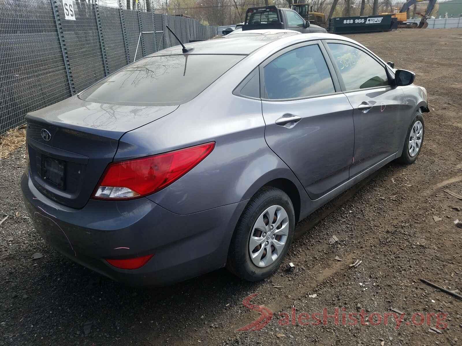 KMHCT4AEXHU174650 2017 HYUNDAI ACCENT