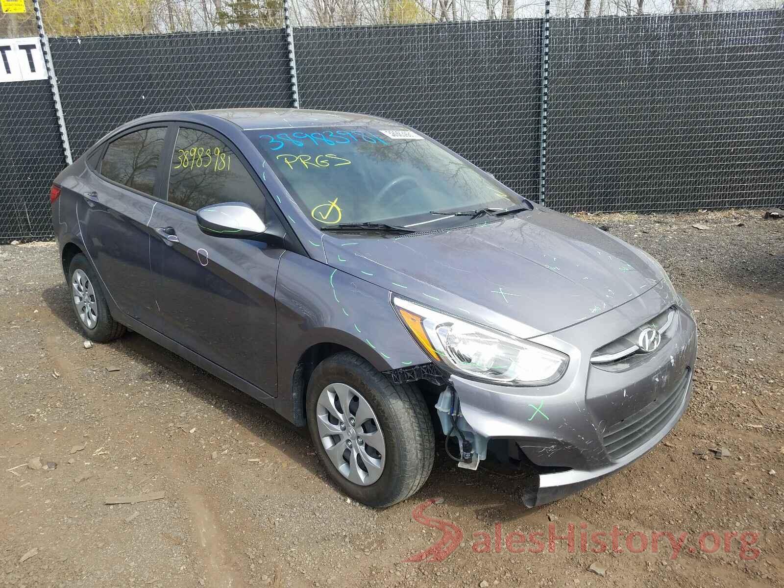 KMHCT4AEXHU174650 2017 HYUNDAI ACCENT