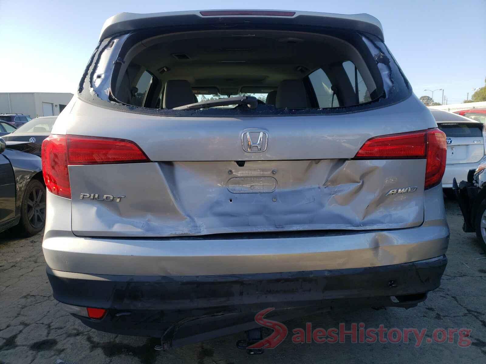 5FNYF6H56HB095665 2017 HONDA PILOT