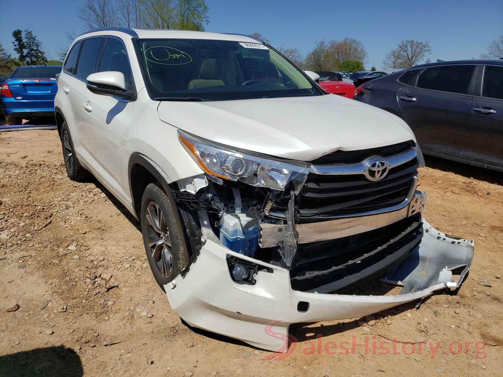 5TDKKRFH6GS135835 2016 TOYOTA HIGHLANDER