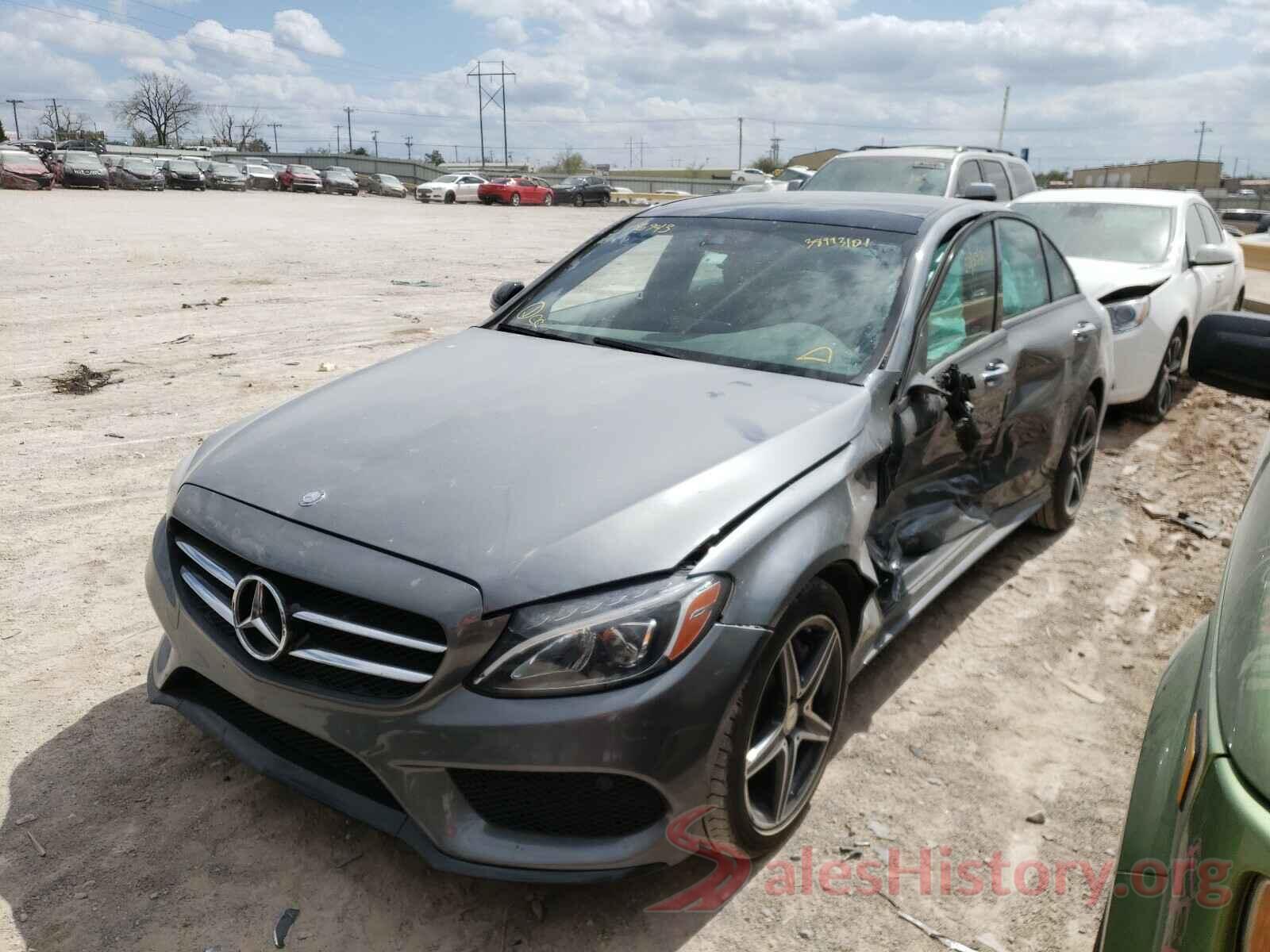 55SWF4KB2HU186943 2017 MERCEDES-BENZ C CLASS