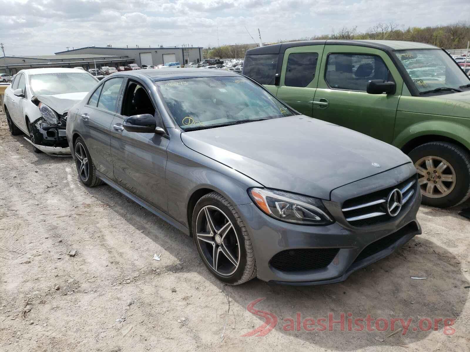 55SWF4KB2HU186943 2017 MERCEDES-BENZ C CLASS