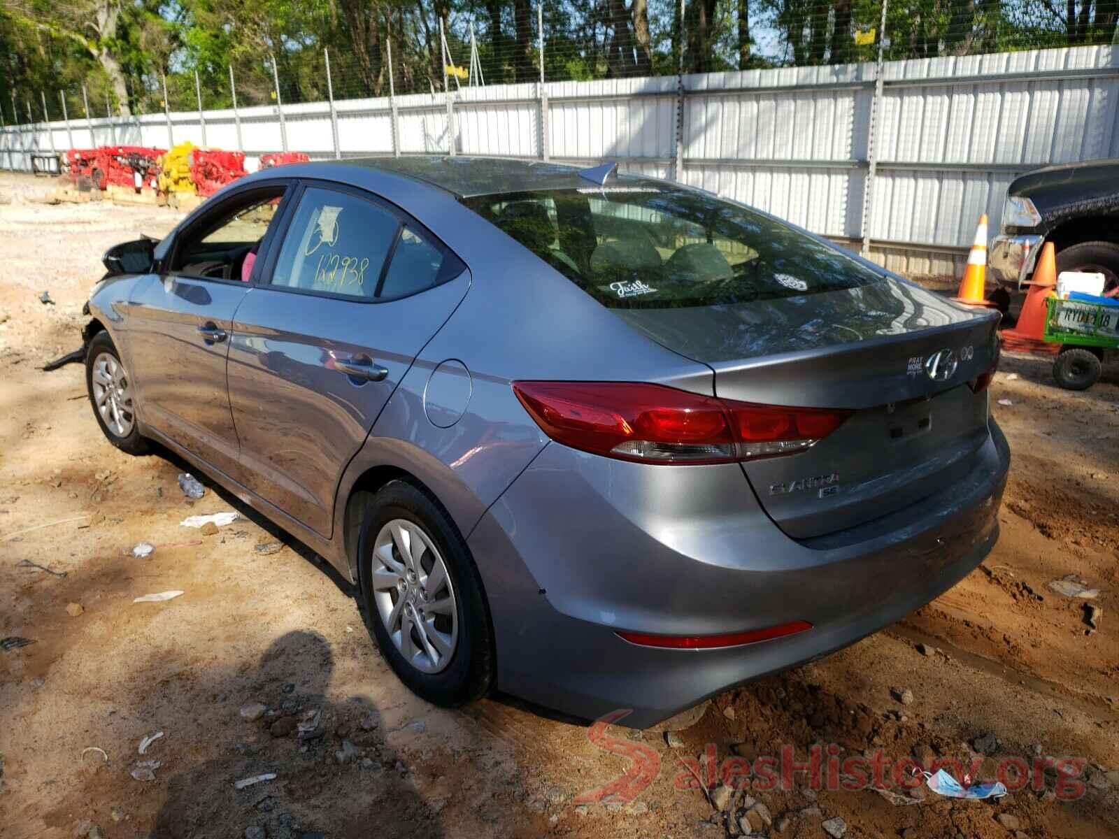 5NPD74LF3HH150736 2017 HYUNDAI ELANTRA