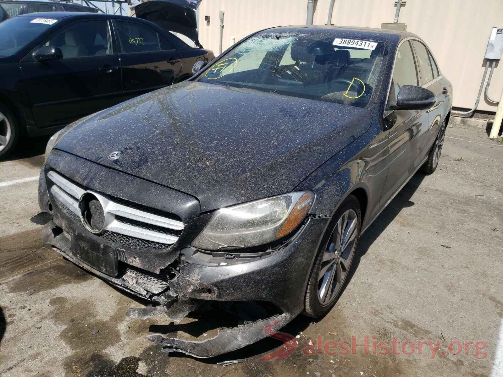 55SWF4JB0JU238321 2018 MERCEDES-BENZ C CLASS