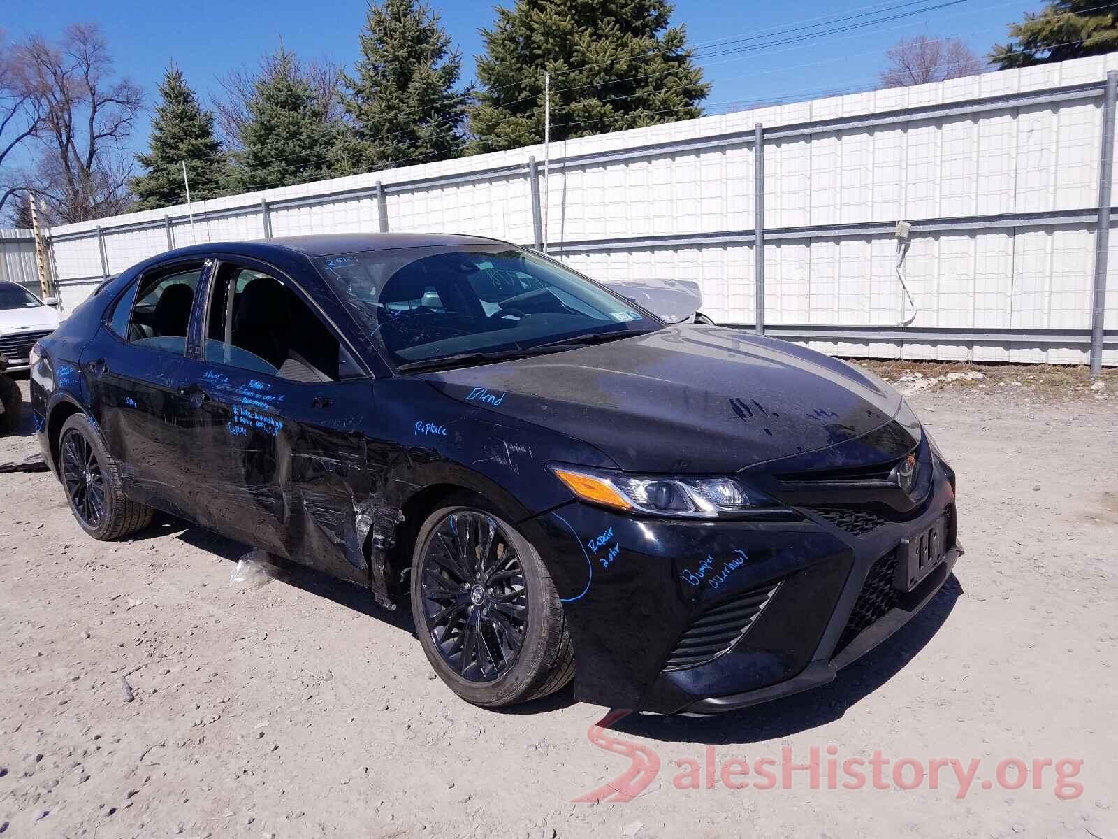 4T1B11HK1KU271139 2019 TOYOTA CAMRY