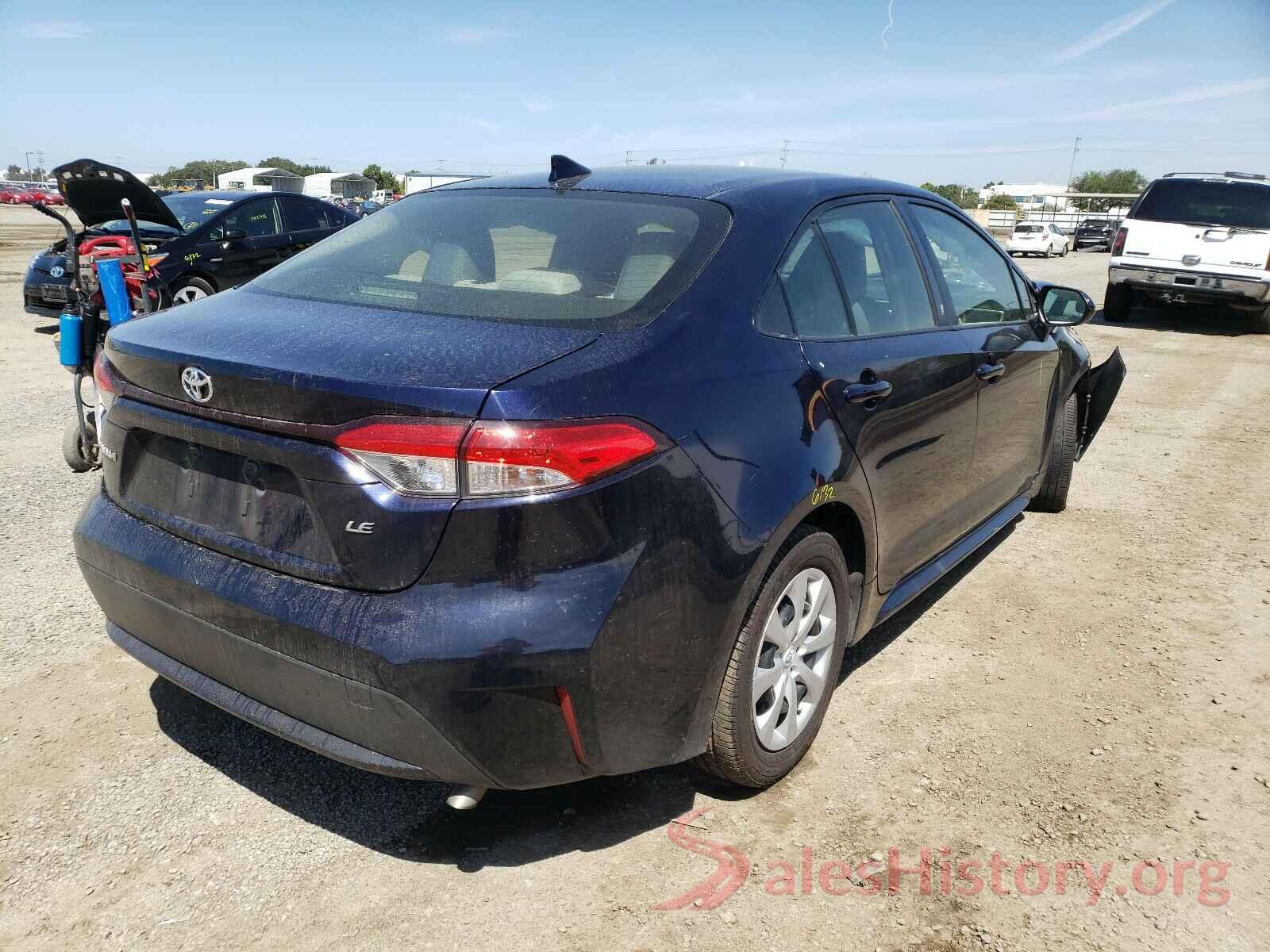 JTDEPRAE9LJ014350 2020 TOYOTA COROLLA