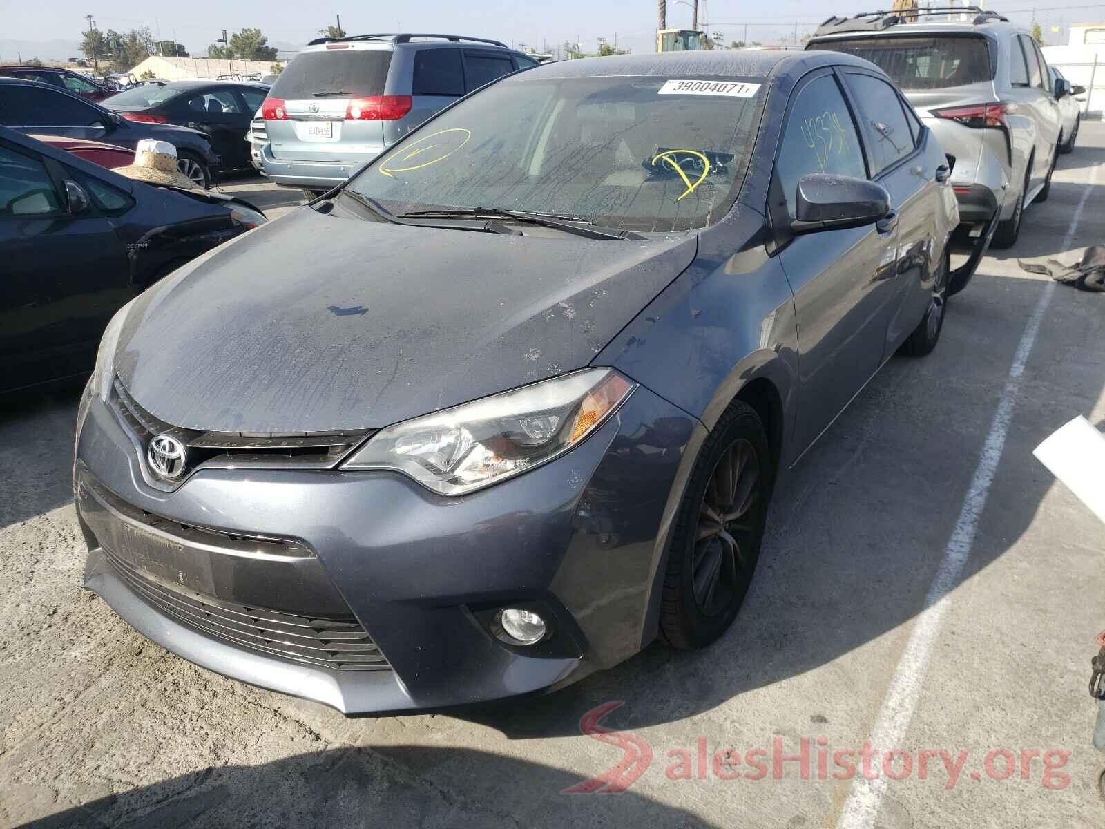 5YFBURHE8GP505298 2016 TOYOTA COROLLA