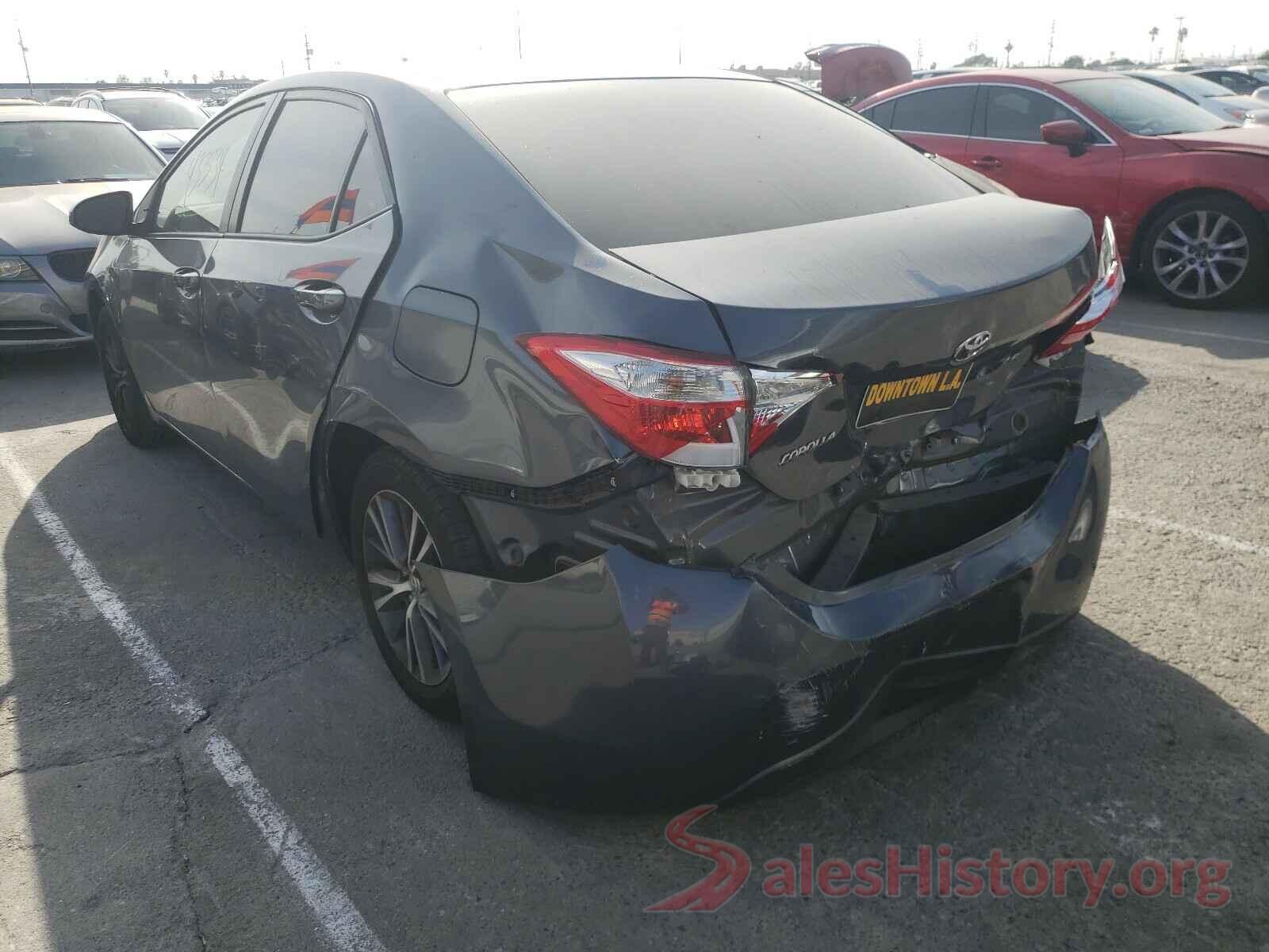 5YFBURHE8GP505298 2016 TOYOTA COROLLA