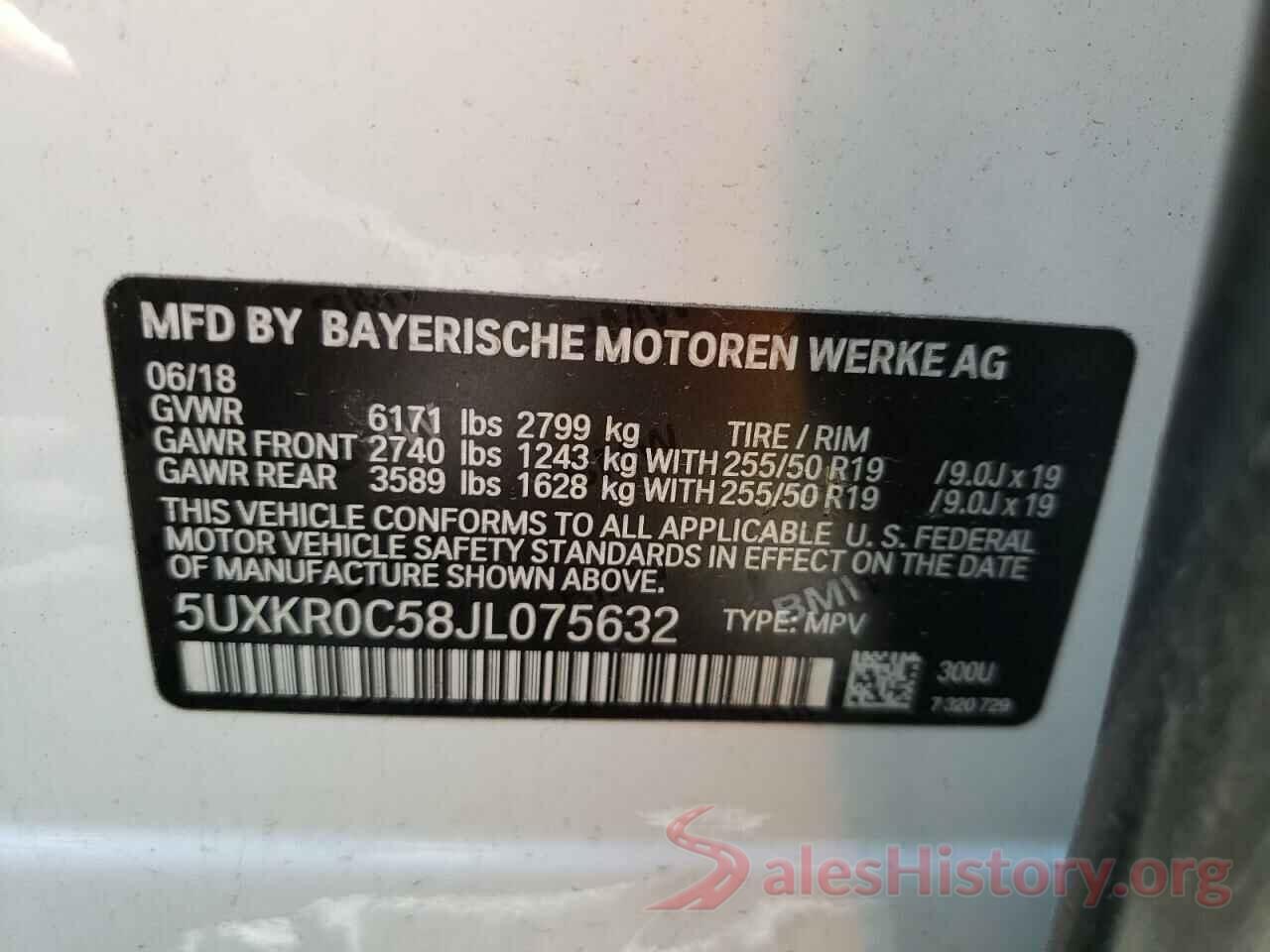 5UXKR0C58JL075632 2018 BMW X5